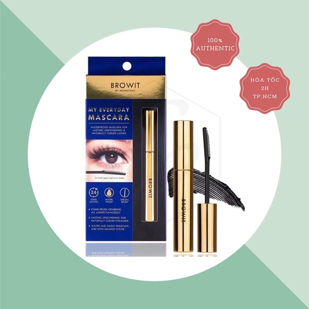 Chuốt Mi dạng đầu lược Browit By NongChat My Everyday Mascara